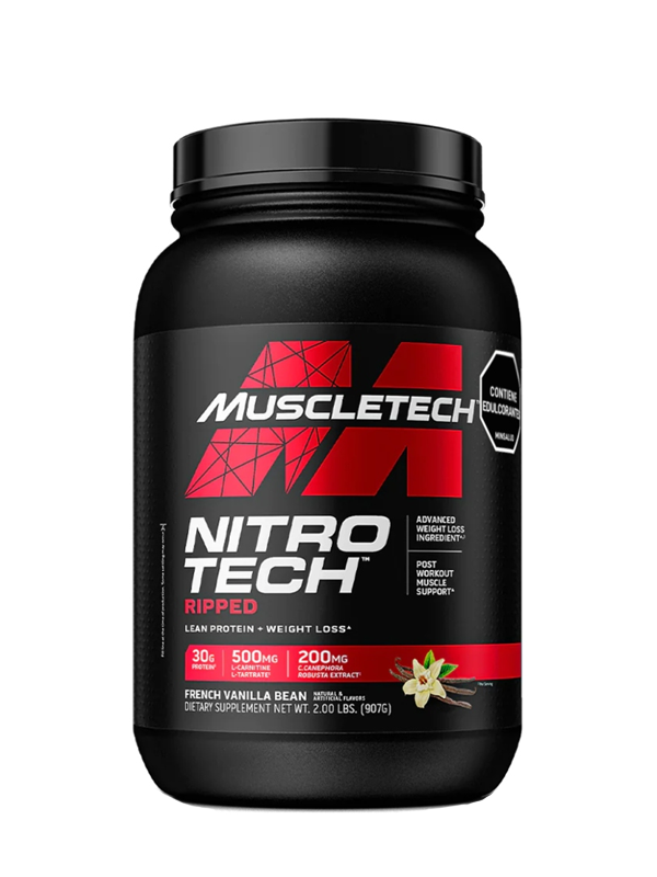 Nitro Tech Ripped 2Lb Vainilla Nitro Tech Ripped 2Lb Vainilla