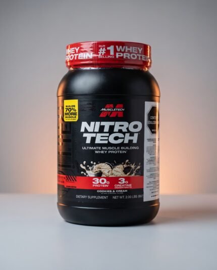 Nitro Tech Whey Protein 2Lb Cookies Cream