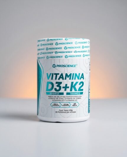 Vitamina D3 + K2 60 Perlas