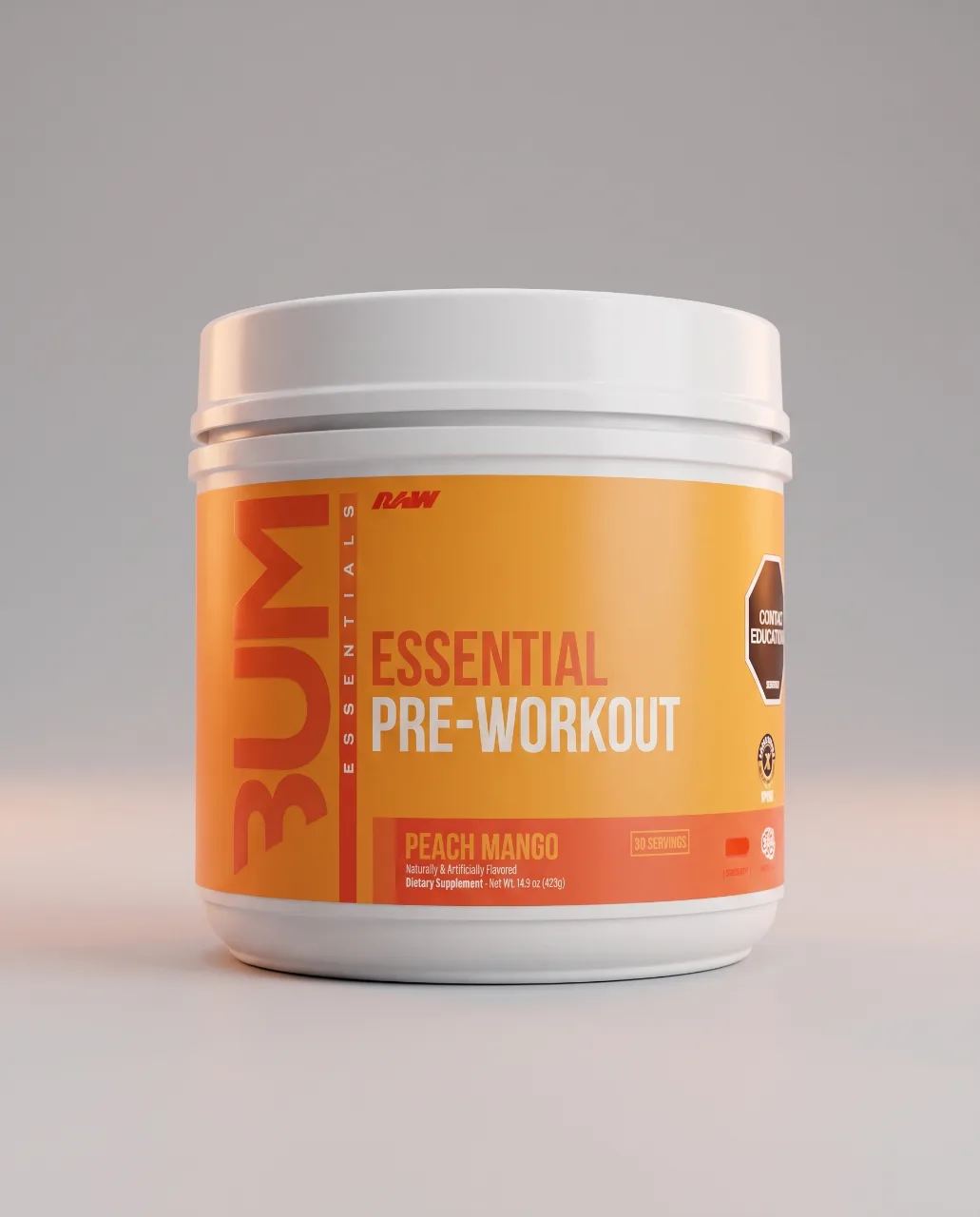 Essential Pre Workout 30 Servicios Peach Mango Essential Pre Workout 30 Servicios Peach Mango