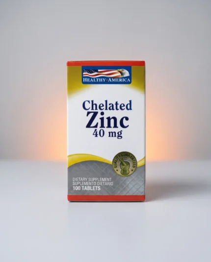 Zinc Healthy America 40Mg 100 Cápsulas
